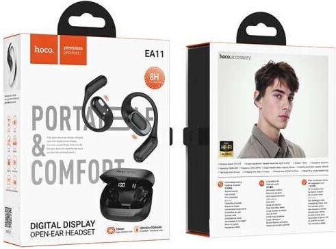 HOCO EA11 HONEY, BLUETOOTH ΑΚΟΥΣΤΙΚΑ, TWS, ΜΑΥΡΟ