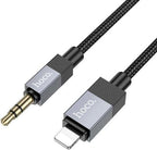HOCO UPA32A CLEVER, ΨΗΦΙΑΚΟ ΚΑΛΩΔΙΟ ΗΧΟΥ, 3.5mm ΣΕ LIGHTNING, ΜΑΥΡΟ