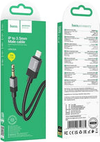HOCO UPA32A CLEVER, ΨΗΦΙΑΚΟ ΚΑΛΩΔΙΟ ΗΧΟΥ, 3.5mm ΣΕ LIGHTNING, ΜΑΥΡΟ