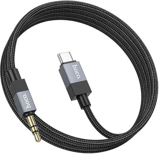 HOCO UPA32B CLEVER, ΨΗΦΙΑΚΟ ΚΑΛΩΔΙΟ ΗΧΟΥ, 3.5mm ΣΕ TYPE-C, ΜΑΥΡΟ