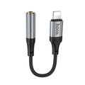 HOCO LS36A FRESH, ΑΝΤΑΠΤΟΡΑΣ LIGHTNING ΣΕ  3.55m, ΜΑΥΡΟ