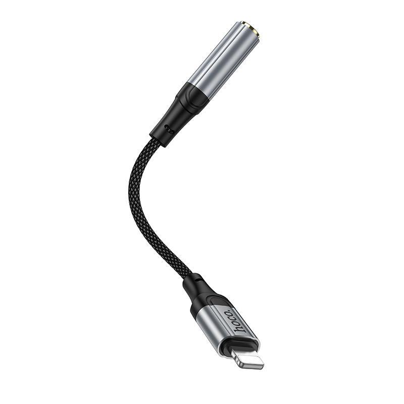 HOCO LS36A FRESH, ΑΝΤΑΠΤΟΡΑΣ LIGHTNING ΣΕ  3.55m, ΜΑΥΡΟ