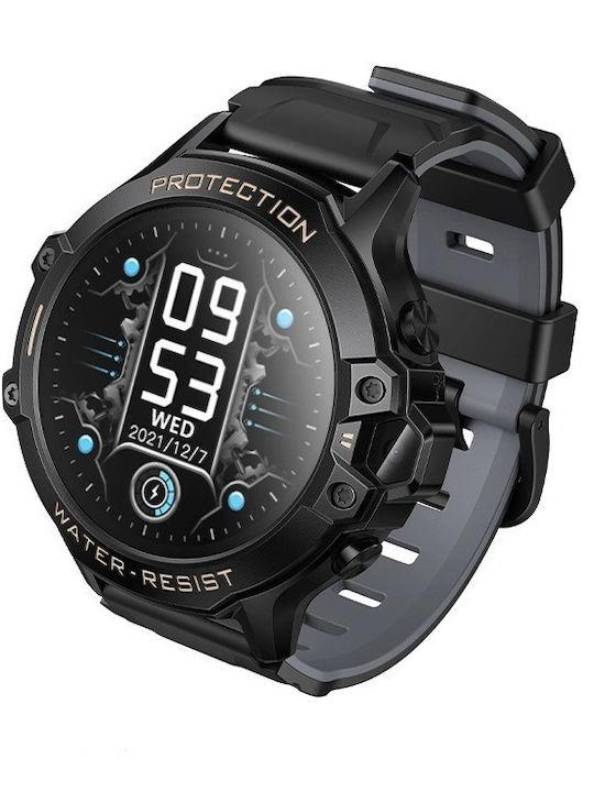 HOCO Y107, ΠΑΙΔΙΚΟ SMARTWATCH, 4G, ΜΑΥΡΟ
