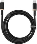 BASEUS DURA SERIES, ΚΑΛΩΔΙΟ ΓΡΗΓΟΡΗΣ ΦΟΡΤΙΣΗΣ, TYPE-C ΣΕ LIGHTNING, 20W, 2m, ΧΡΥΣΟ-ΜΑΥΡΟ
