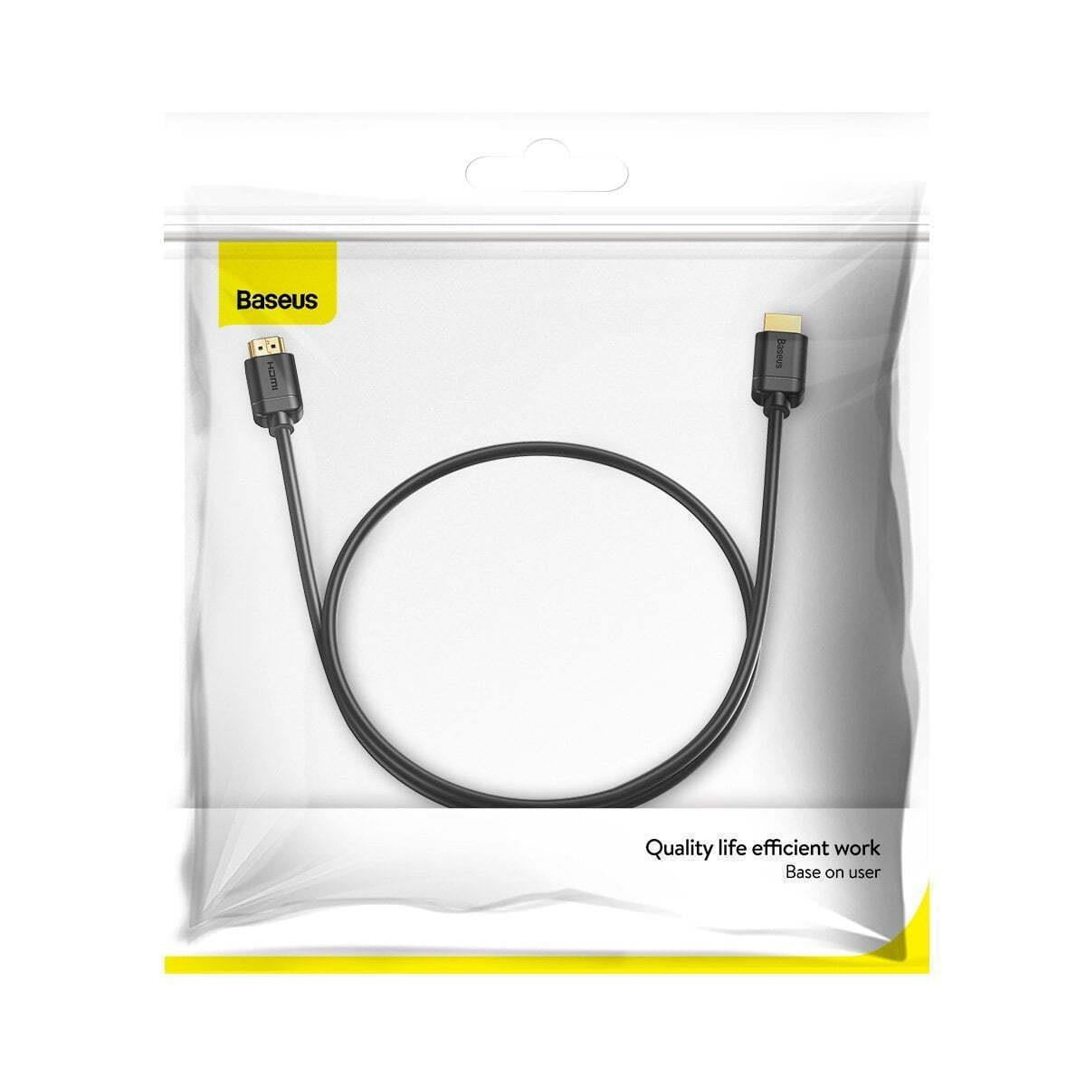 BASEUS HIGH DEFINITION SERIES, ΚΑΛΩΔΙΟ HDMI, 3m, ΜΑΥΡΟ