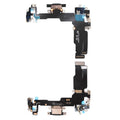 Καλώδιο Πλακέ Apple iPhone 15 με Επαφή Φόρτισης & Μικρόφωνο Μαύρο (OEM)