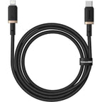 BASEUS Dura Series, Καλώδιο Γρήγορης Φόρτισης, Type-C σε Lightning, 1m, Χρυσό-Μαύρο