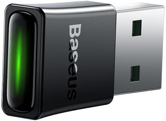 BASEUS BA07, BLUETOOTH ΑΝΤΑΠΤΟΡΑΣ, ΜΑΥΡΟΣ