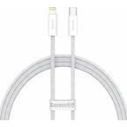 BASEUS DYNAMIC SERIES, ΚΑΛΩΔΙΟ ΓΡΗΓΟΡΗΣ ΦΟΡΤΙΣΗΣ, TYPE-C ΣΕ LIGHTNING, 20W, 1m, ΛΕΥΚΟ