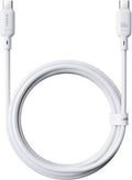 BASEUS SILKY SERIES, ΚΑΛΩΔΙΟ ΓΡΗΓΟΡΗΣ ΦΟΡΤΙΣΗΣ, TYPE-C ΣΕ TYPE-C, 100W, 2m, ΛΕΥΚΟ