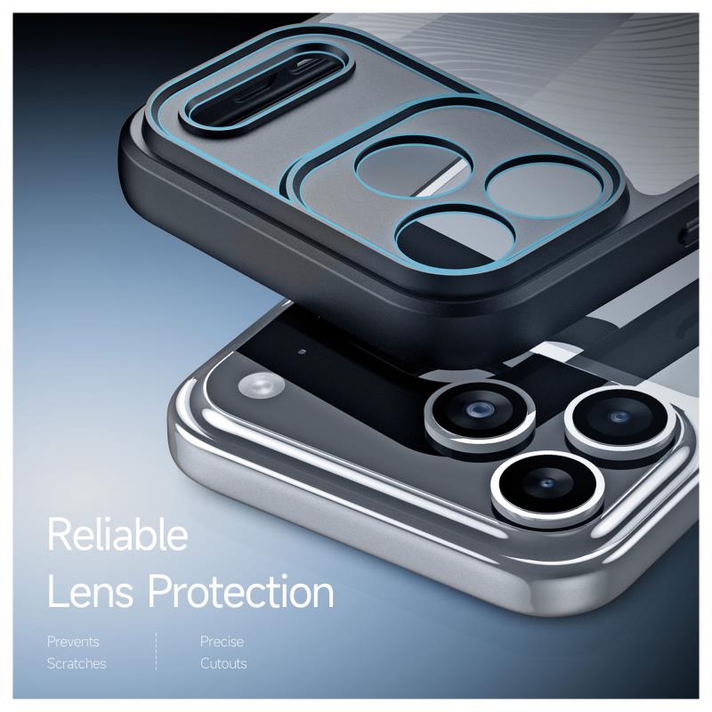 Θήκη TPU & PC Dux Ducis Aimo Magnetic MagSafe με Stand Apple iPhone 17 Pro Μαύρο