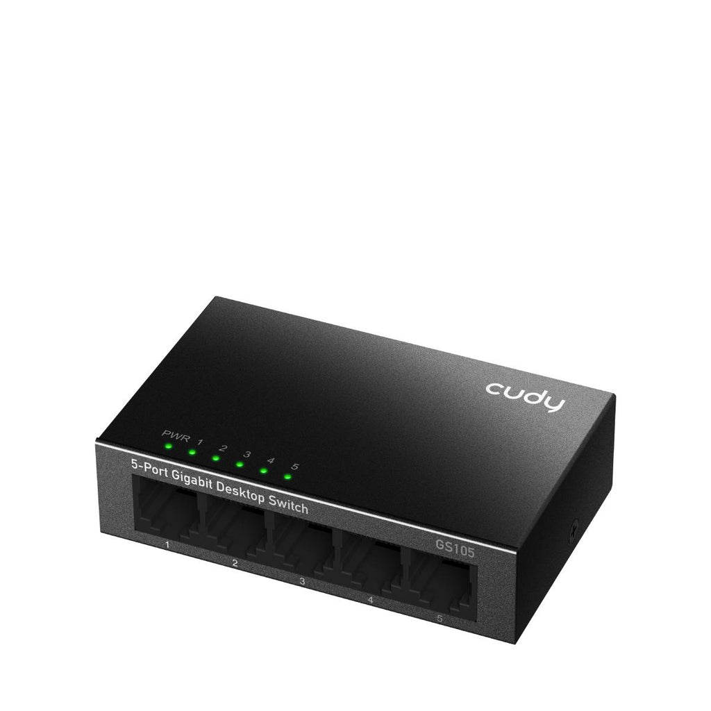 CUDY GS105 5-PORT GIGABIT, ΜΕΤΑΛΛΙΚΟ, DESKTOP SWITCH