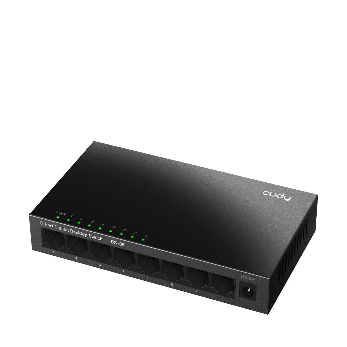 CUDY GS108 8-PORT GIGABIT, ΜΕΤΑΛΛΙΚΟ, DESKTOP SWITCH