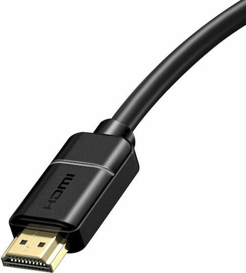 BASEUS HIGH DEFINITION SERIES, ΚΑΛΩΔΙΟ HDMI, 8m, ΜΑΥΡΟ