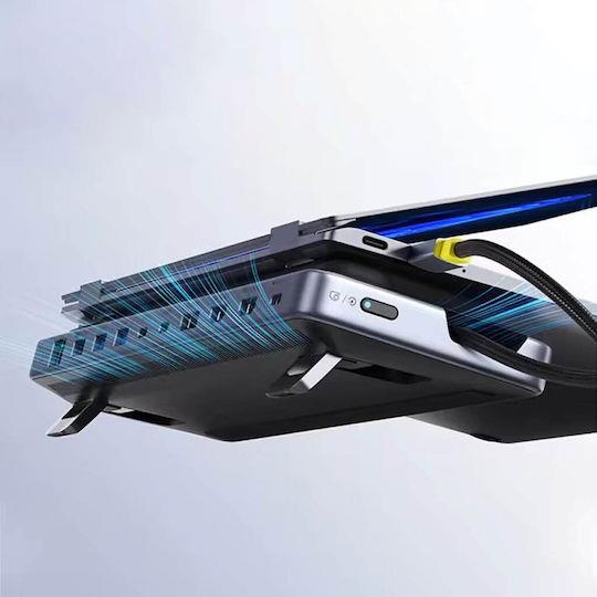 BASEUS ELITEJOY EH3, USB HUB, 12 ΘΥΡΕΣ, ΓΚΡΙ