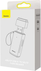 BASEUS LITE SERIES, USB SD TFT CARD READER, ΓΚΡΙ
