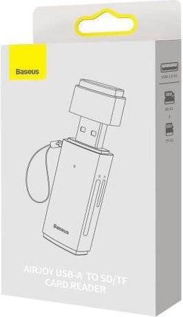 BASEUS LITE SERIES, USB SD TFT CARD READER, ΓΚΡΙ
