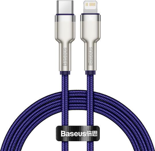 BASEUS CAFULE ΚΑΛΩΔΙΟ ΦΟΡΤΙΣΗΣ, TYPE-C ΣΕ LIGHTNING, 20W, 1M, ΜΩΒ