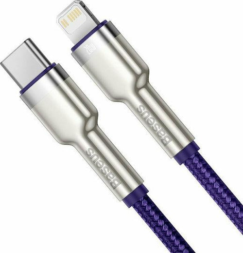 BASEUS CAFULE ΚΑΛΩΔΙΟ ΦΟΡΤΙΣΗΣ, TYPE-C ΣΕ LIGHTNING, 20W, 1M, ΜΩΒ