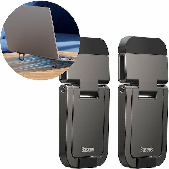 BASEUS SLIM, ΠΟΔΑΡΑΚΙΑ ΓΙΑ LAPTOP, 2 ΤΕΜΑΧΙΑ, ΓΚΡΙ