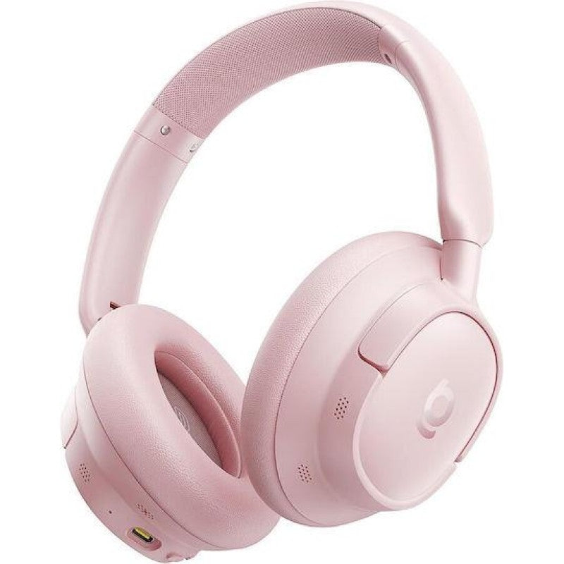 BASEUS Bass BH1 NC, Ασύρματα Headphones, Wireless Noise Canceling, Ροζ