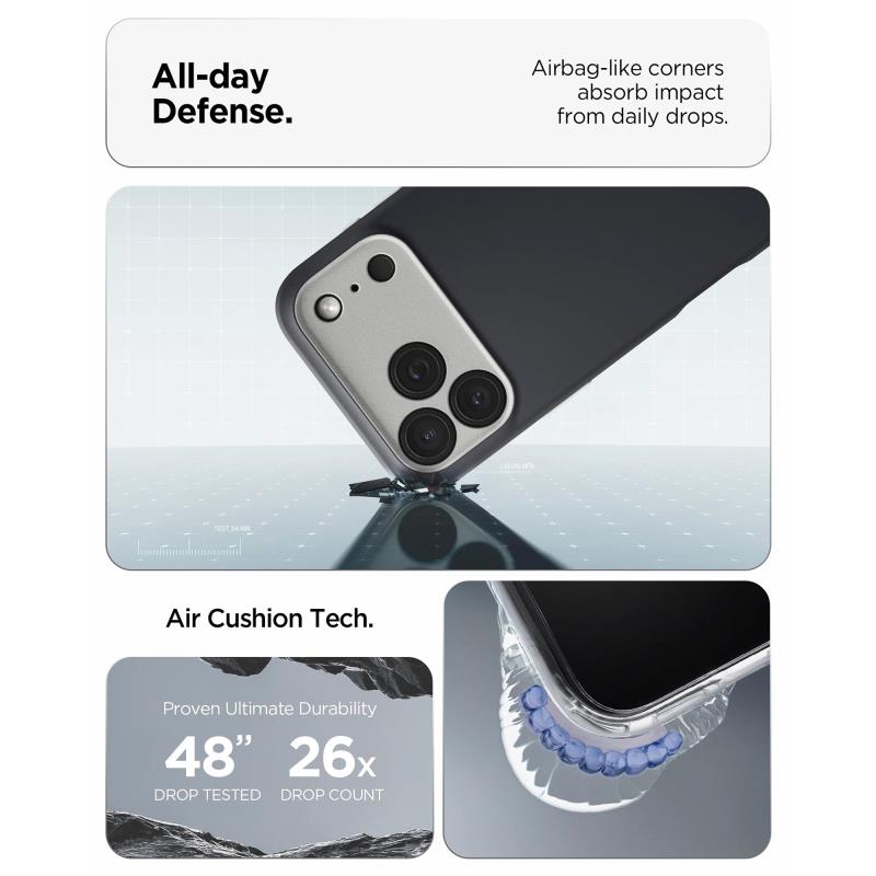 Θήκη TPU/ Σιλικόνης Spigen Apple iPhone 18 Pro/ 17 Pro MagSafe Caseology Nano Pop Μαύρο
