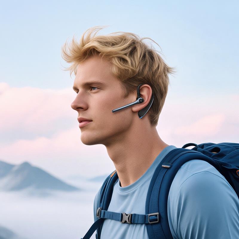 HOCO E22 DAZZLE TONE BUSINESS WIRELESS EARPHONE ΜΑΥΡΟ