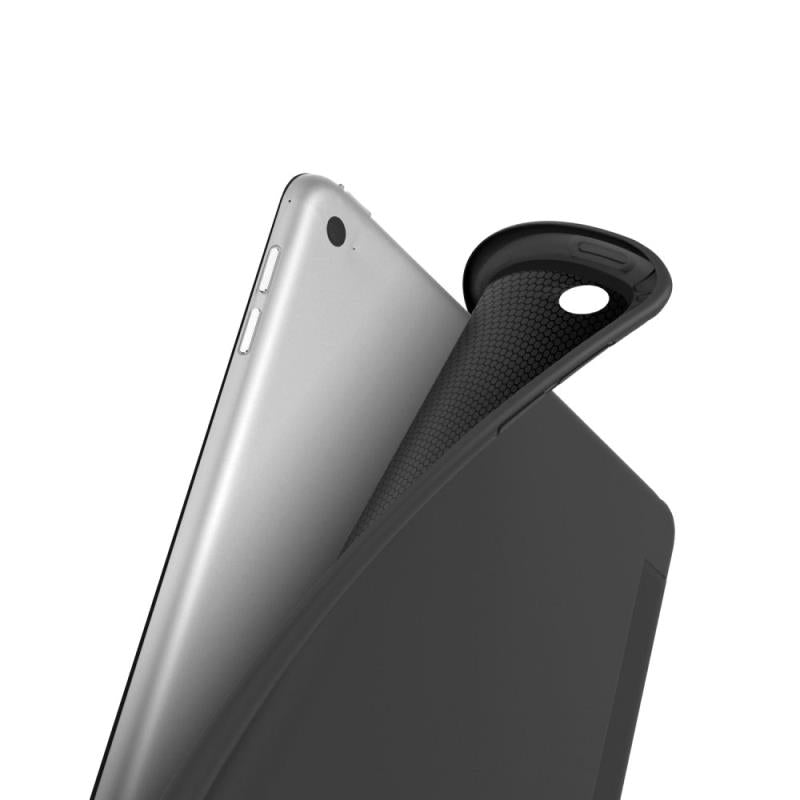 Θήκη Flip Smart inos Apple iPad 9.7" (2017)/ (2018) με TPU Μαύρο