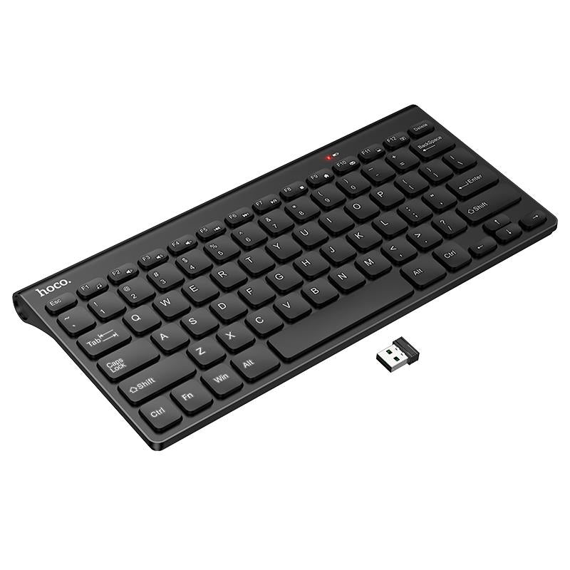 HOCO GM70 DRAGON 2.4G WIRELESS MINI ΠΛΗΚΤΡΟΛΟΓΙΟ, ΜΑΥΡΟ
