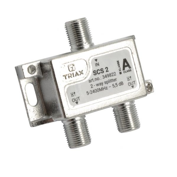 TRIAX διακλαδωτής 2 εξόδων 5-2400MHz SCS 2