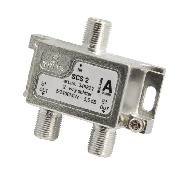 TRIAX διακλαδωτής 2 εξόδων 5-2400MHz SCS 2