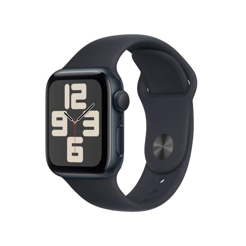 Apple Watch SE (2 Gen) GPS 44mm Μαύρο with Sport Band Μαύρο