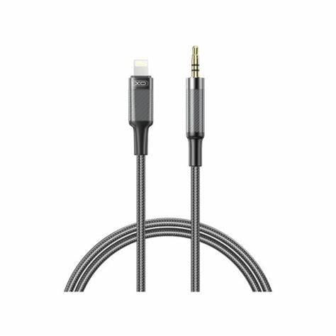 XO NB-R297A, ΚΑΛΩΔΙΟ ΗΧΟΥ LIGHTNING ΣΕ 3.5mm, ΜΑΥΡΟ