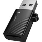 HOCO HB53 ΑΝΑΓΝΩΣΤΗΣ ΚΑΡΤΩΝ TF, USB 2.0, ΜΑΥΡΟ