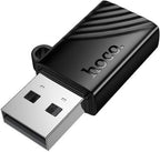 HOCO HB53 ΑΝΑΓΝΩΣΤΗΣ ΚΑΡΤΩΝ TF, USB 2.0, ΜΑΥΡΟ