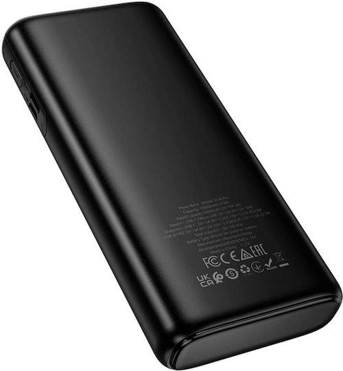 HOCO J158 PRO RUNNER POWERBANK, 10000MAH, PD20W, ΜΑΥΡΟ