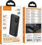 HOCO J158 PRO RUNNER POWERBANK, 10000MAH, PD20W, ΜΑΥΡΟ