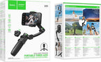 HOCO K91 ΤΡΙΑΞΟΝΙΚΟ GIMBAL, BLUETOOTH 5.2, 1800MAH, ΜΑΥΡΟ
