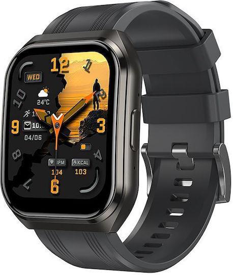HOCO Y44 SMARTWATCH, 1.83 ΙΝΤΣΕΣ, BLUETOOTH 5.3, 1000MAH, ΜΑΥΡΟ