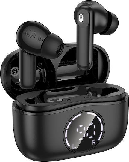 HOCO EQ22 SINGER ΑΣΥΡΜΑΤΑ ΑΚΟΥΣΤΙΚΑ, BLUETOOTH 5.4, ANC+ENC, ΜΑΥΡΟ