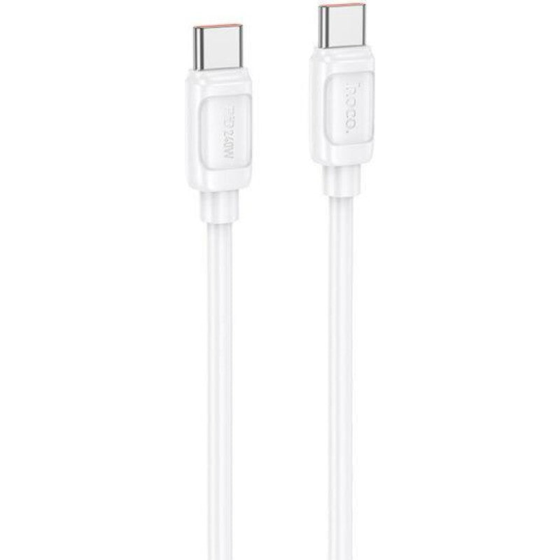 HOCO X115 SURPASS ΚΑΛΩΔΙΟ ΦΟΡΤΙΣΗΣ, 60W, TYPE-C ΣΕ TYPE-C, ΛΕΥΚΟ