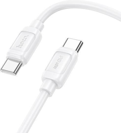 HOCO X115 SURPASS ΚΑΛΩΔΙΟ ΦΟΡΤΙΣΗΣ, 60W, TYPE-C ΣΕ TYPE-C, ΛΕΥΚΟ