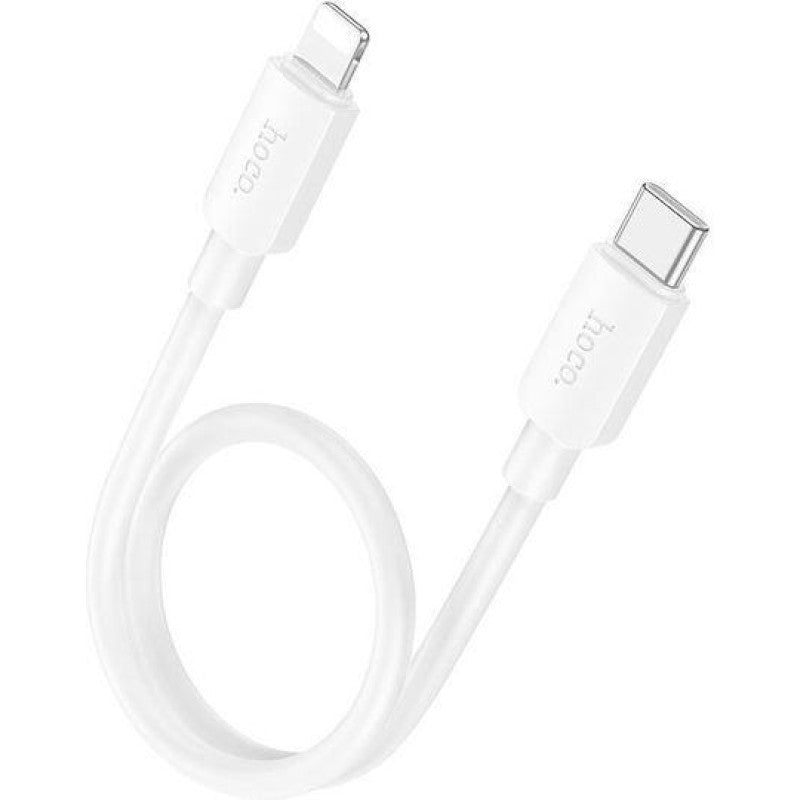 HOCO X96 HYPER, ΚΑΛΩΔΙΟ ΦΟΡΤΙΣΗΣ, LIGHTNING 0.25m, ΛΕΥΚΟ