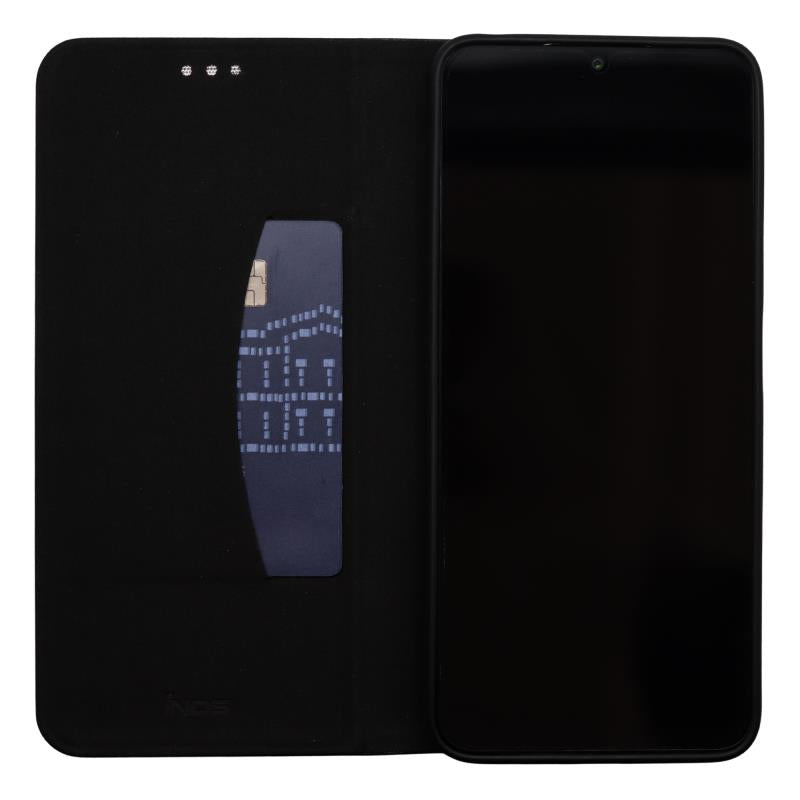 Θήκη Flip Book inos Xiaomi Redmi Note 14 4G Foldio Μαύρο