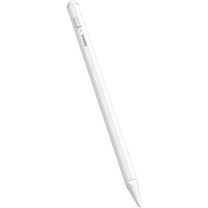 BASEUS SMOOTH WRITING 2 SERIES STYLUS LITE, ΓΡΑΦΙΔΑ, ΜΕ ΕΝΔΕΙΞΕΙΣ LED, ΛΕΥΚΟ