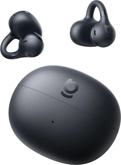 BASEUS BASS BC1 OPEN-EAR, ΑΣΥΡΜΑΤΑ ΑΚΟΥΣΤΙΚΑ, TRUE WIRELESS (CLIP-ON), BLUETOOTH V6.0, ΜΑΥΡΑ