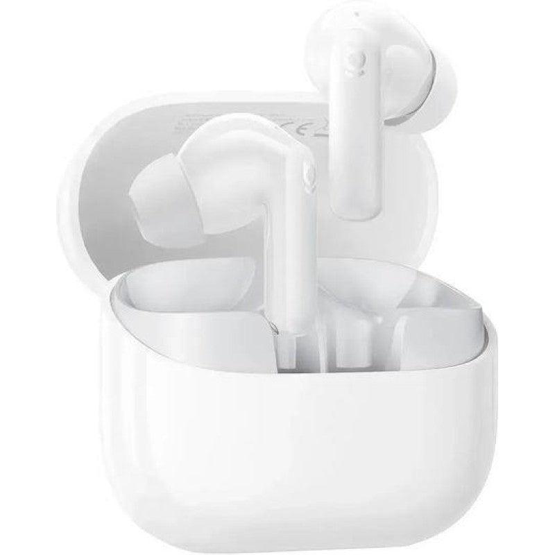 BASEUS BASS BP1 NC, ΑΣΥΡΜΑΤΑ ΑΚΟΥΣΤΙΚΑ, TRUE WIRELESS, ACTIVE NOISE CANCELLATION, ΛΕΥΚΟ