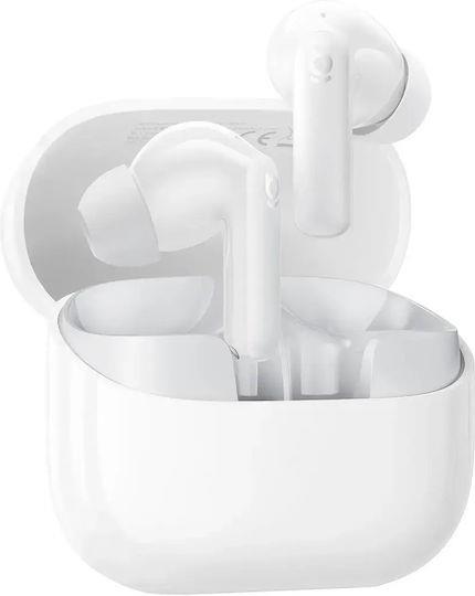 BASEUS BASS BP1 NC, ΑΣΥΡΜΑΤΑ ΑΚΟΥΣΤΙΚΑ, TRUE WIRELESS, ACTIVE NOISE CANCELLATION, ΛΕΥΚΟ