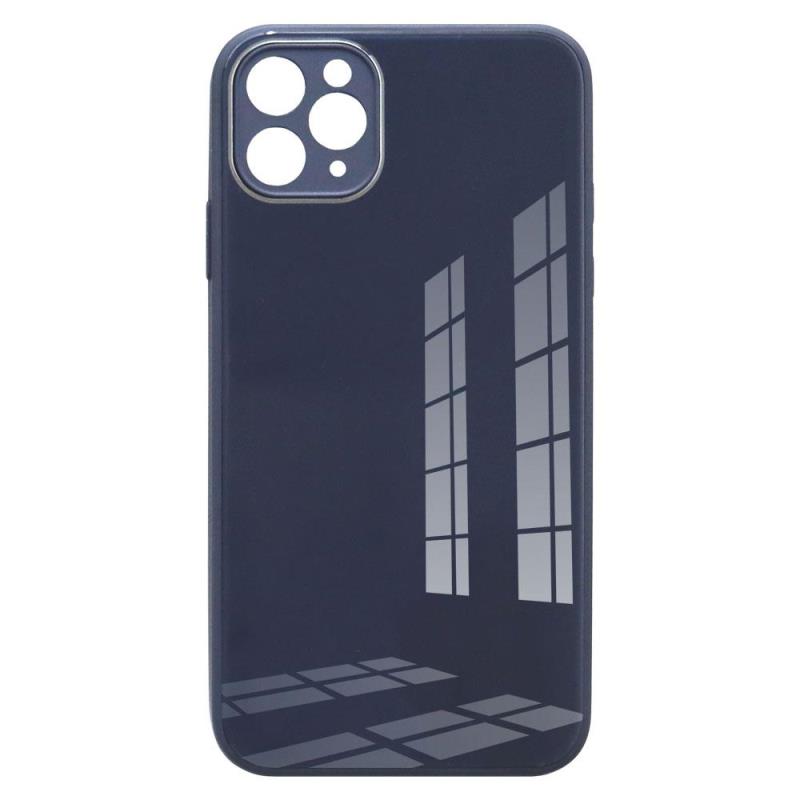 Θήκη TPU & Glass inos Apple iPhone 11 Pro Max CamGuard Σκούρο Μπλε