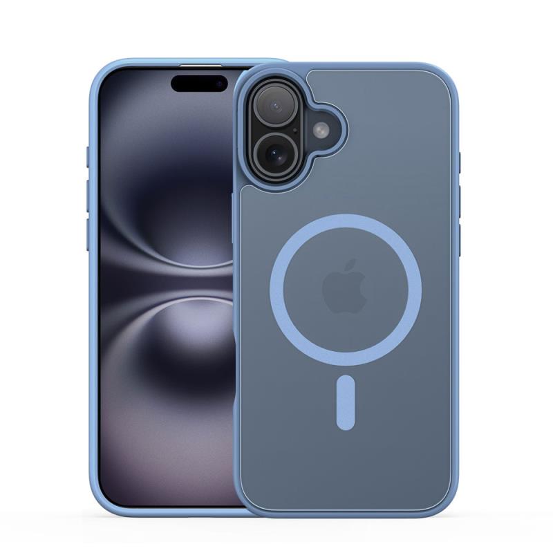 Θήκη TPU & PC Dux Ducis Apple iPhone 16 Plus Magnetic MagSafe Yind Μπλε